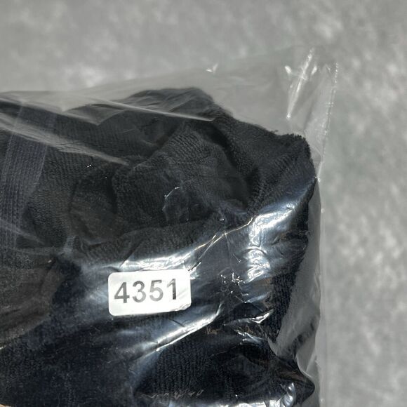 Vintage Juicy Couture Signature Hoodie Womens M Blk Velour Hoodie Track Jacket - Picture 10 of 14